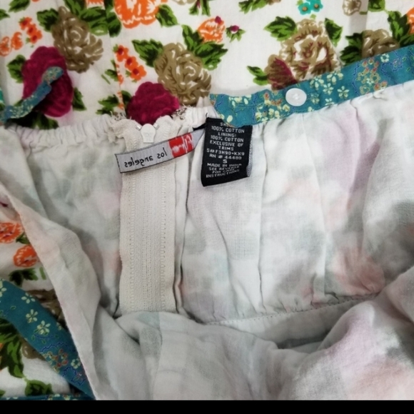 DRESS Cottage Prairie Core floral Spaghetti Strap criss cross Size Small - Picture 5 of 7